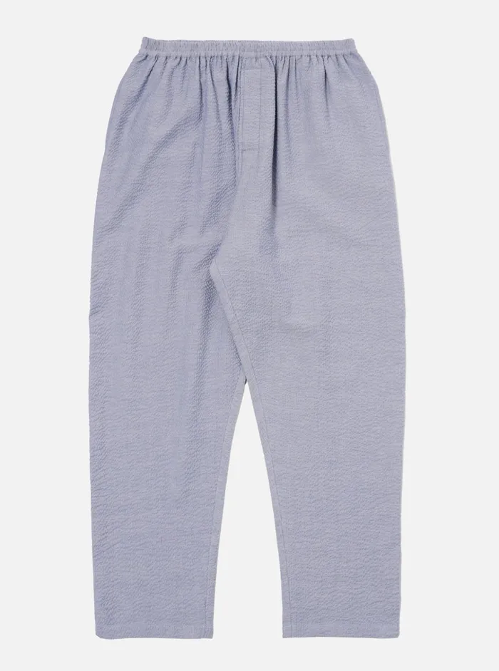 Nightwear Men Universal Works Universal Works Pyjama Pant In Blue Monterey Cotton