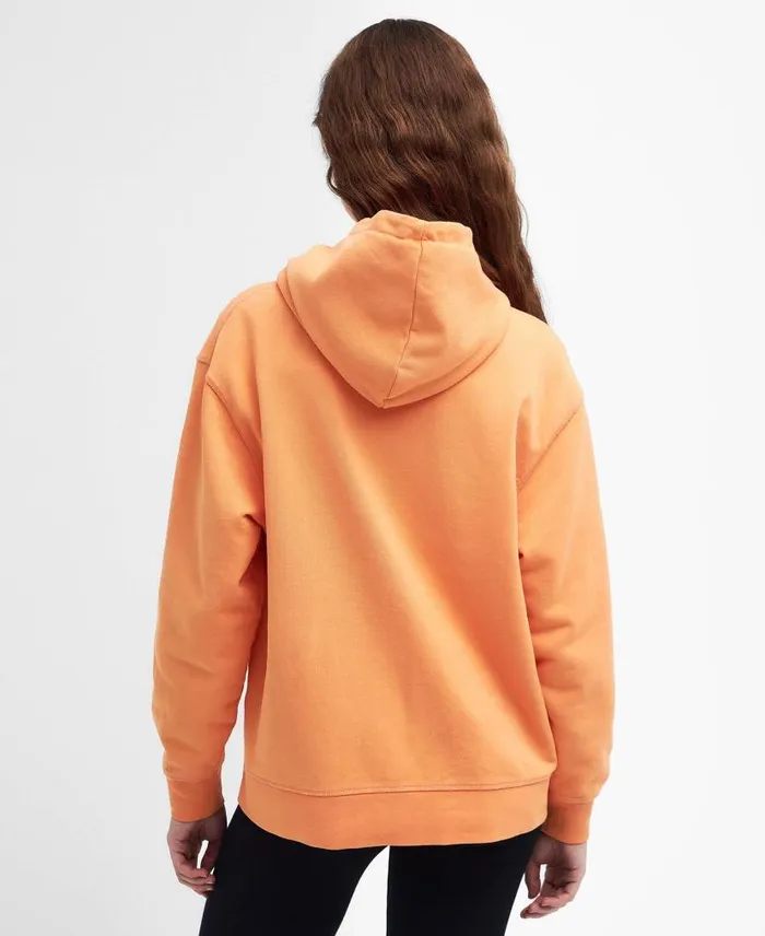 Northumberland Hoodie Apricot Crush Women Barbour Hoodies and Sweatshirts