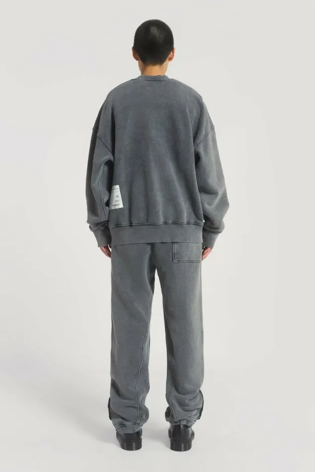 NTRLS Chrome Grey Crew Neck Sweatshirt Chrome Grey Women Jaded London