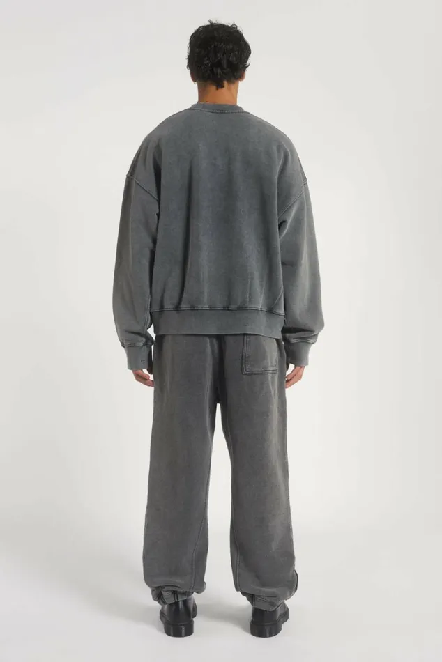 NTRLS Chrome Grey Crew Neck Sweatshirt Chrome Grey Women Jaded London