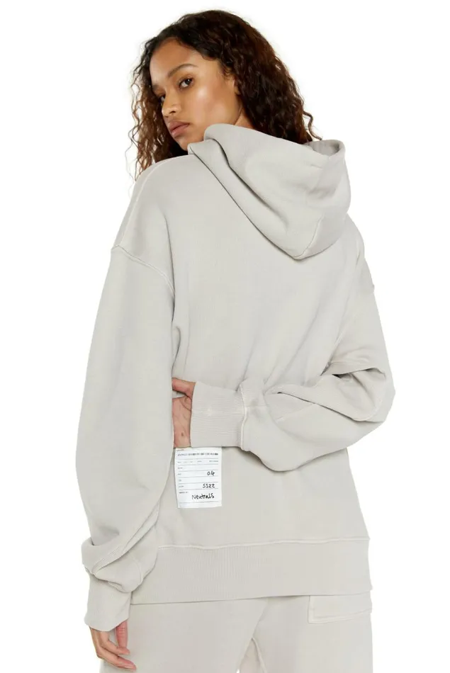 NTRLS Stone Oversized Hoodie Stone WomenMen Jaded London Hoodies and Sweatshirts NTRLS Stone Oversized Hoodie Stone WomenMen Jaded London Hoodies and Sweatshirts