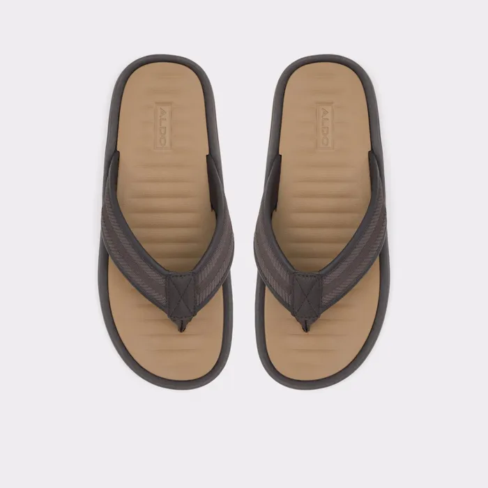 Ocerrach Dark Brown Men ALDO Sandals and Slides