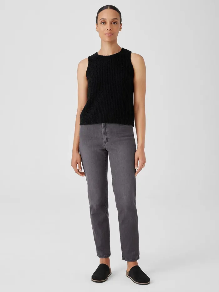 Organic Cotton Stretch Slim Jean Carbon Women Eileen Fisher Pants Shorts and Jumpsuits