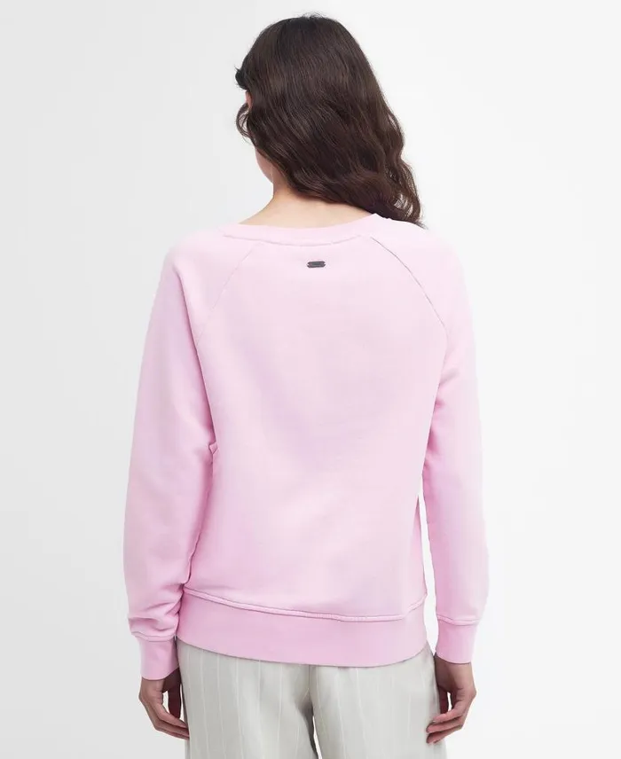 Otterburn Sweatshirt Mallow Pink Women Barbour Jumpers