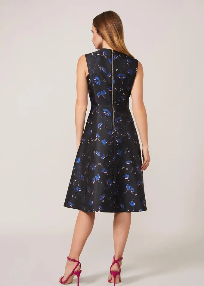 Ottilie Floral Jacquard Fit And Flare Dress Blacksapphire Women Phase Eight Dresses Ottilie Floral Jacquard Fit And Flare Dress Blacksapphire Women Phase Eight Dresses