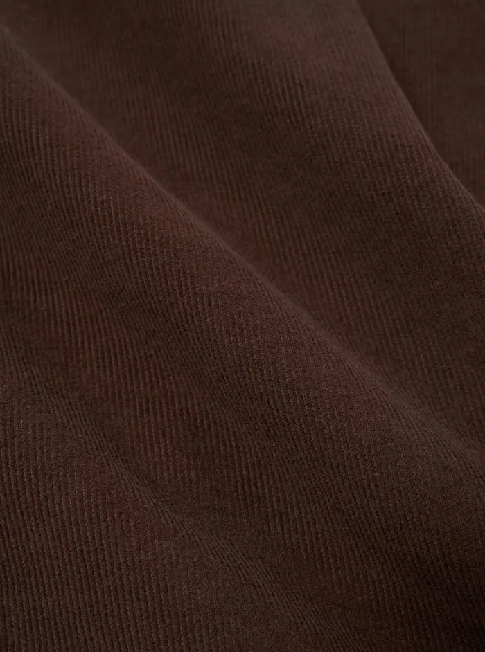 Overshirts Men Universal Works Universal Works Bakers Overshirt In Brown Fine Cord