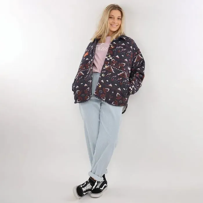Oxbow Jacket Coat Women Overshirt Jarna 8211 Velvet