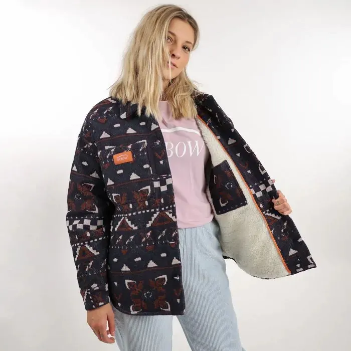 Oxbow Jacket Coat Women Overshirt Jarna 8211 Velvet