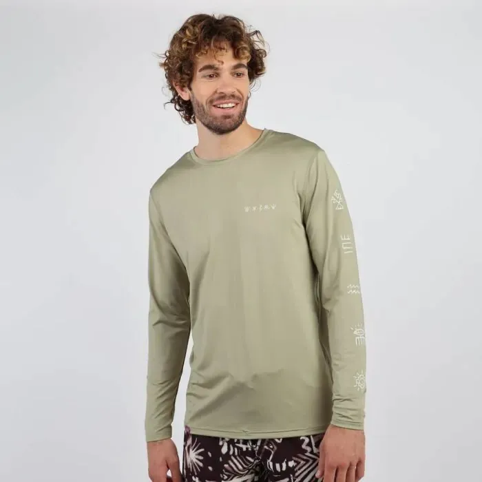 Oxbow Lycra Surf Tee Men SurfTee Bidar 8211 Aloe