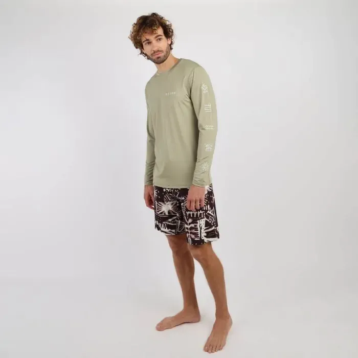 Oxbow Lycra Surf Tee Men SurfTee Bidar 8211 Aloe