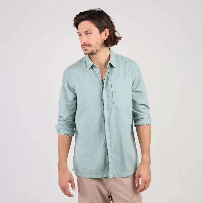 Oxbow Shirt Men Shirt Clinen 8211 Iguane