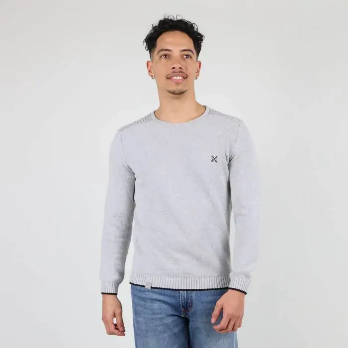 Oxbow Sweater Men Sweater Polmi 8211 Gris Chin