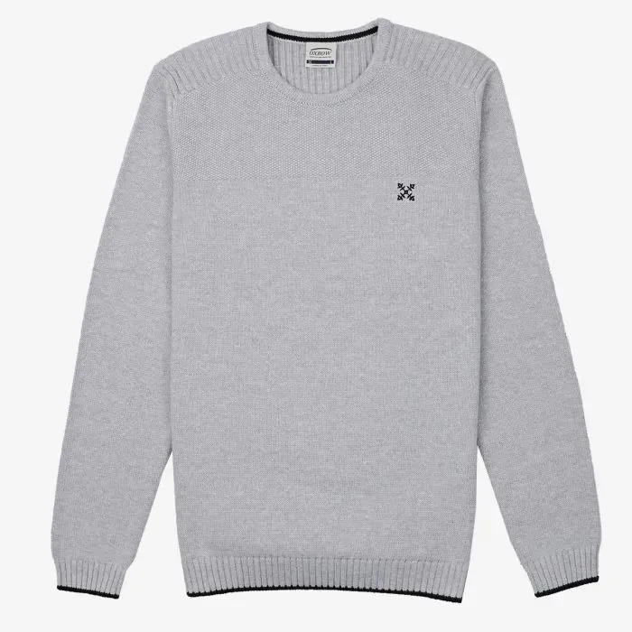 Oxbow Sweater Men Sweater Polmi 8211 Gris Chin