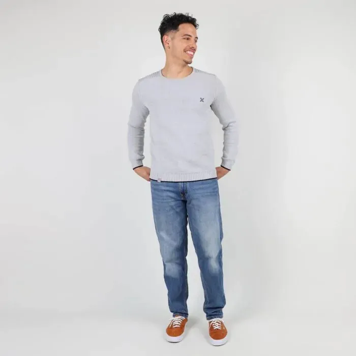 Oxbow Sweater Men Sweater Polmi 8211 Gris Chin