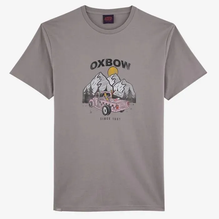 Oxbow TeeShirt Men TeeShirt Telekar 8211 Gris Cendre