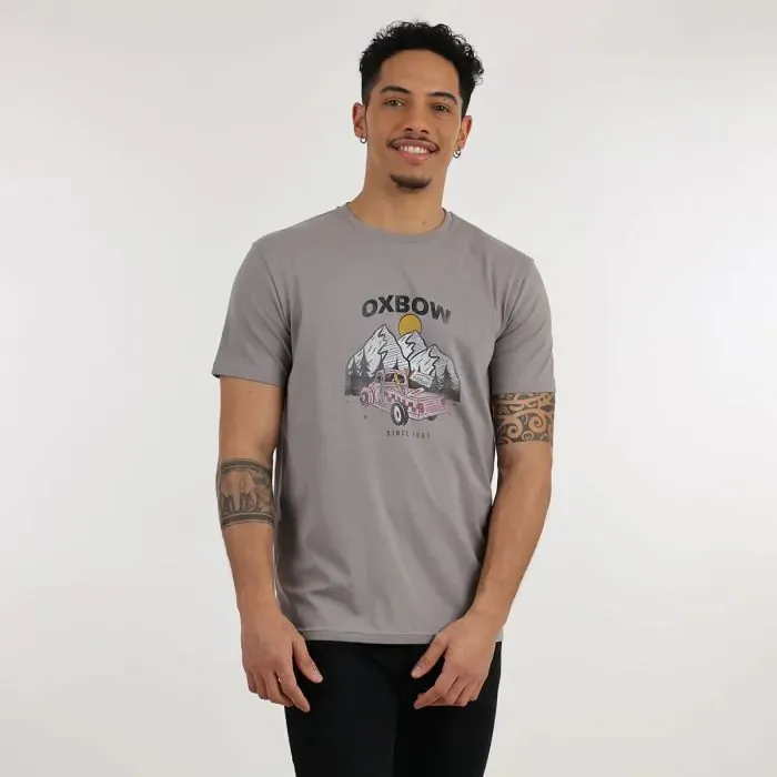 Oxbow TeeShirt Men TeeShirt Telekar 8211 Gris Cendre