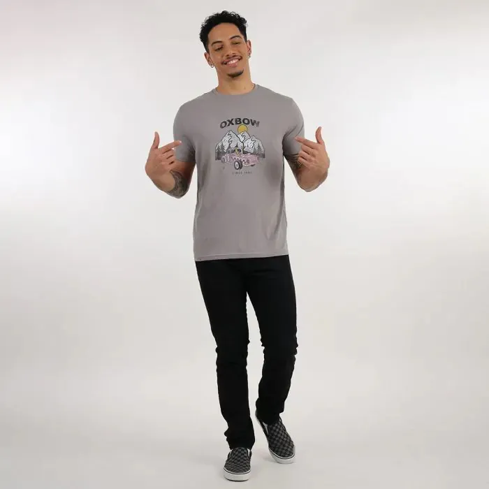Oxbow TeeShirt Men TeeShirt Telekar 8211 Gris Cendre