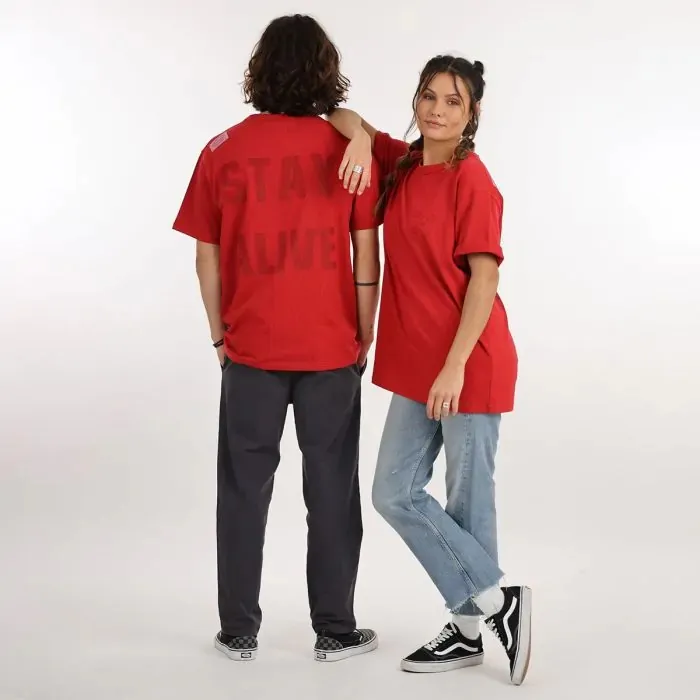 Oxbow TeeShirt MenWomen Collector TeeShirt Fabrice 8211 Deep Red