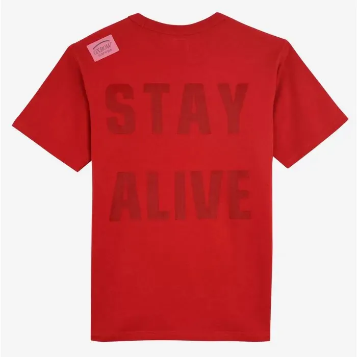 Oxbow TeeShirt MenWomen Collector TeeShirt Fabrice 8211 Deep Red