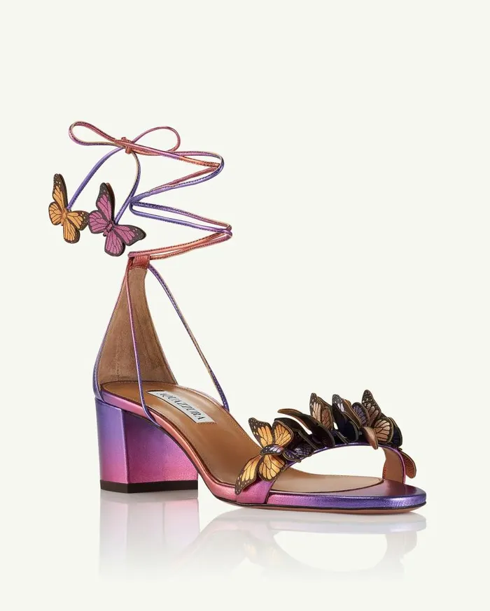 Papillon Sandal 50 Fuchsia Women Aquazzura Sandals