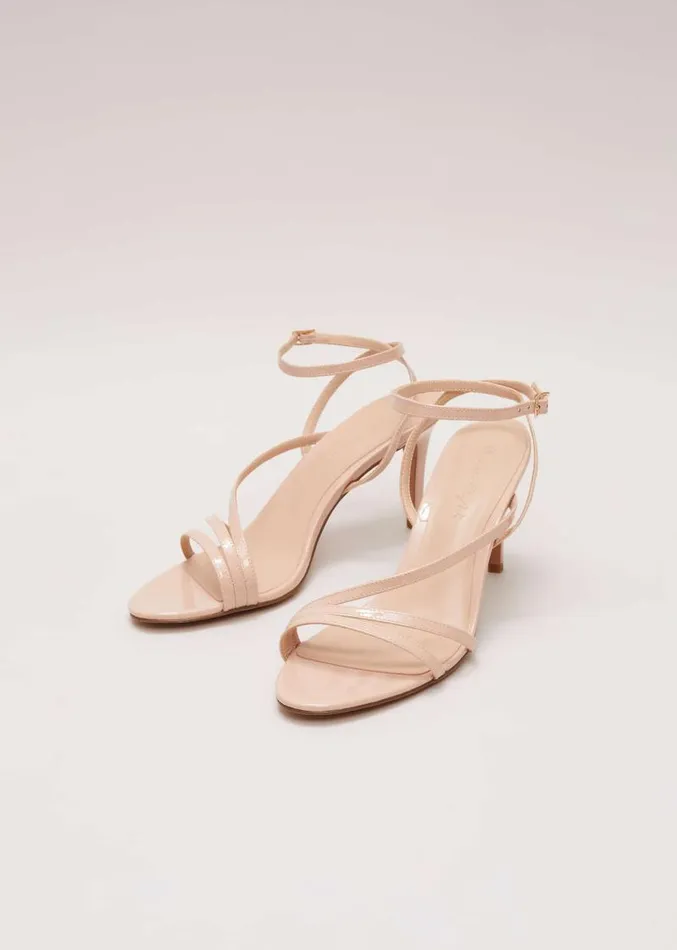 Patent Barely There Strappy Sandal Pale Pink Women Phase Eight Occasion Shoes Patent Barely There Strappy Sandal Pale Pink Women Phase Eight Occasion Shoes