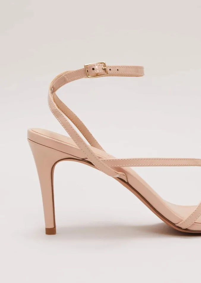 Patent Barely There Strappy Sandal Pale Pink Women Phase Eight Occasion Shoes Patent Barely There Strappy Sandal Pale Pink Women Phase Eight Occasion Shoes