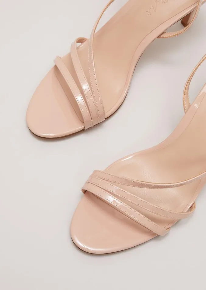 Patent Barely There Strappy Sandal Pale Pink Women Phase Eight Occasion Shoes Patent Barely There Strappy Sandal Pale Pink Women Phase Eight Occasion Shoes