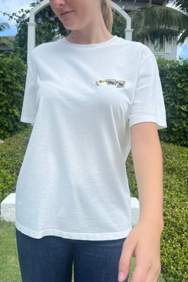 Penelope Chill Since Diamond Head Top Natural White Women Brandy Melville Graphics