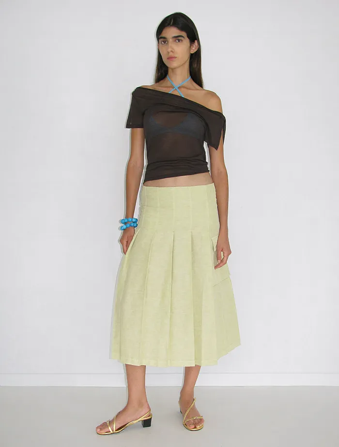 Pinet Yellow Women Paloma Wool Skirts
