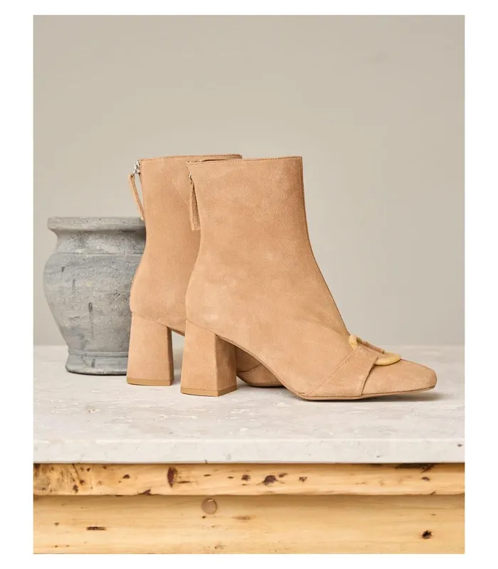 Polin Et Moi Carey Gia Ankle Boots Camel Women Ankle Boots Polin Et Moi Carey Gia Ankle Boots Camel Women Ankle Boots