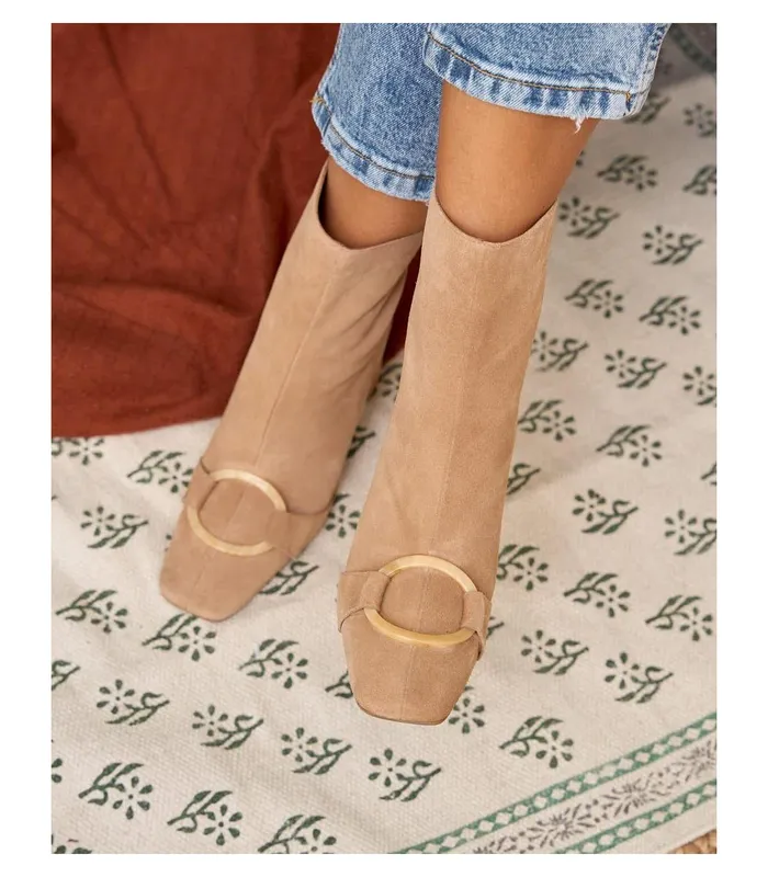 Polin Et Moi Carey Gia Ankle Boots Camel Women Ankle Boots Polin Et Moi Carey Gia Ankle Boots Camel Women Ankle Boots