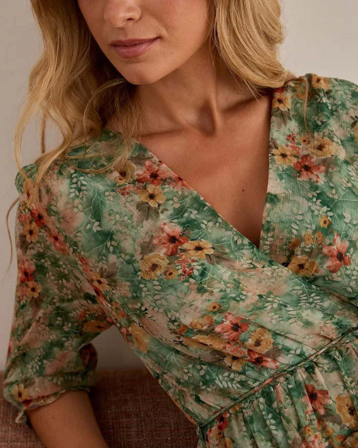 Polin Et Moi Darcy CrossOver Dress Green Forest Women Dresses And Jumpsuits Polin Et Moi Darcy CrossOver Dress Green Forest Women Dresses And Jumpsuits