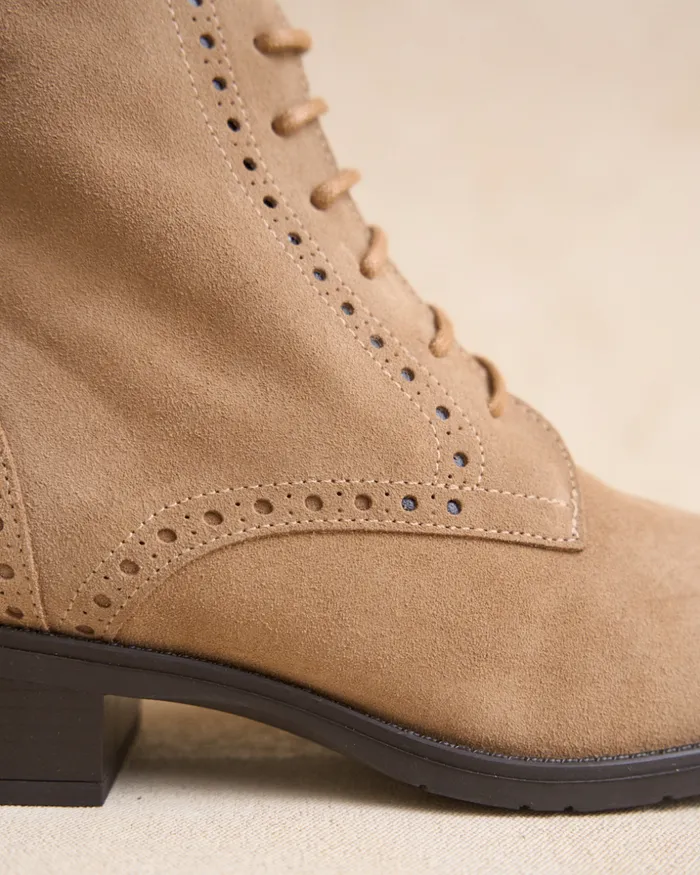 Polin Et Moi Juliana LaceUp Ankle Boots Camel Women Ankle Boots Polin Et Moi Juliana LaceUp Ankle Boots Camel Women Ankle Boots