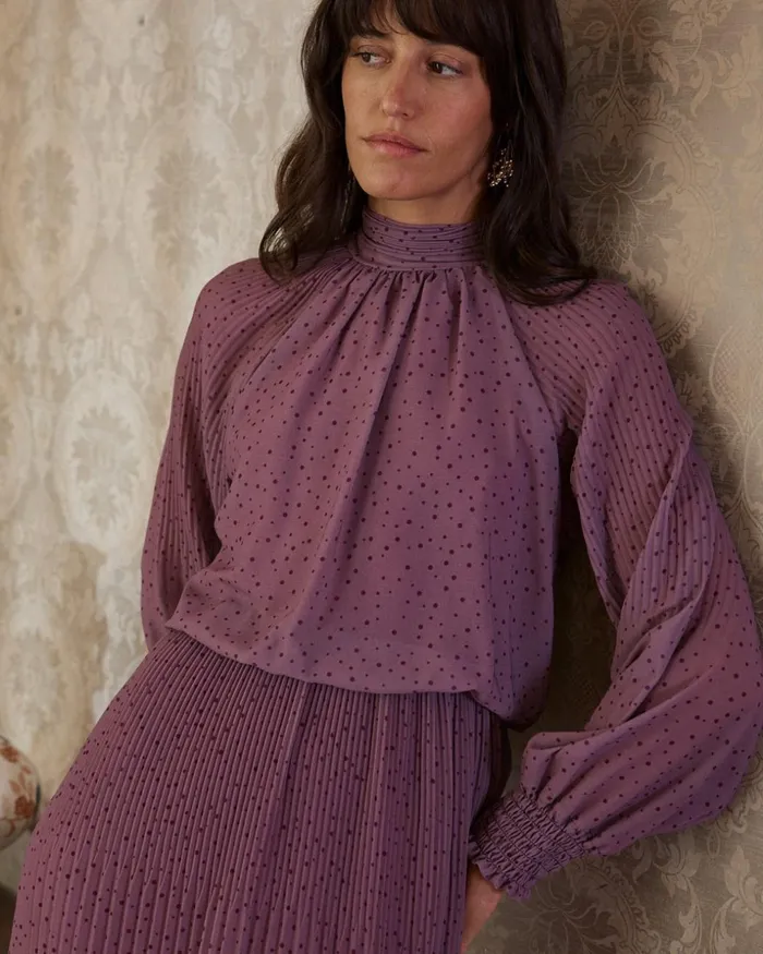 Polin Et Moi Larmia Long Dress Rose Women Dresses And Jumpsuits
