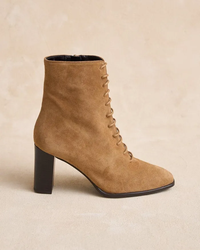 Polin Et Moi Lutina Laces Ankle Boots Leather Women Ankle Boots Polin Et Moi Lutina Laces Ankle Boots Leather Women Ankle Boots