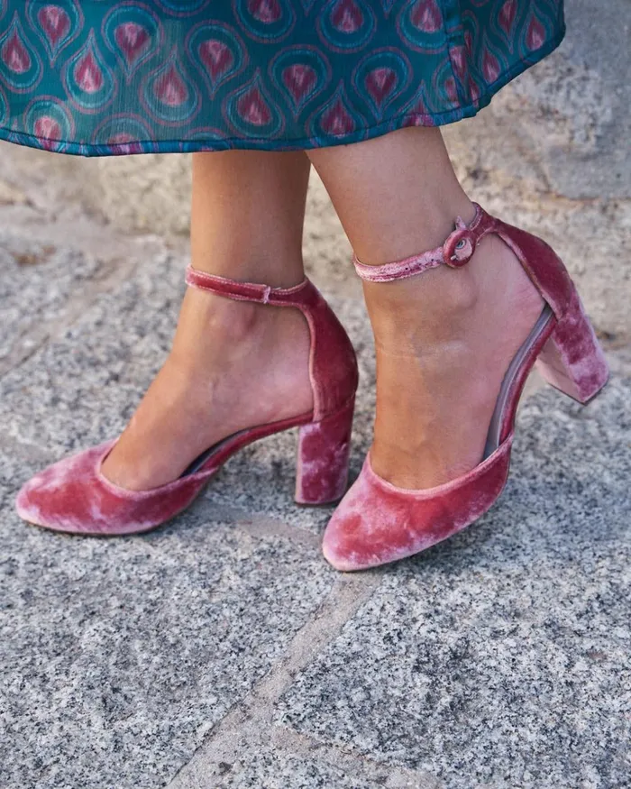 Polin Et Moi Martinela Heel Shoe Rose Women Heels Polin Et Moi Martinela Heel Shoe Rose Women Heels