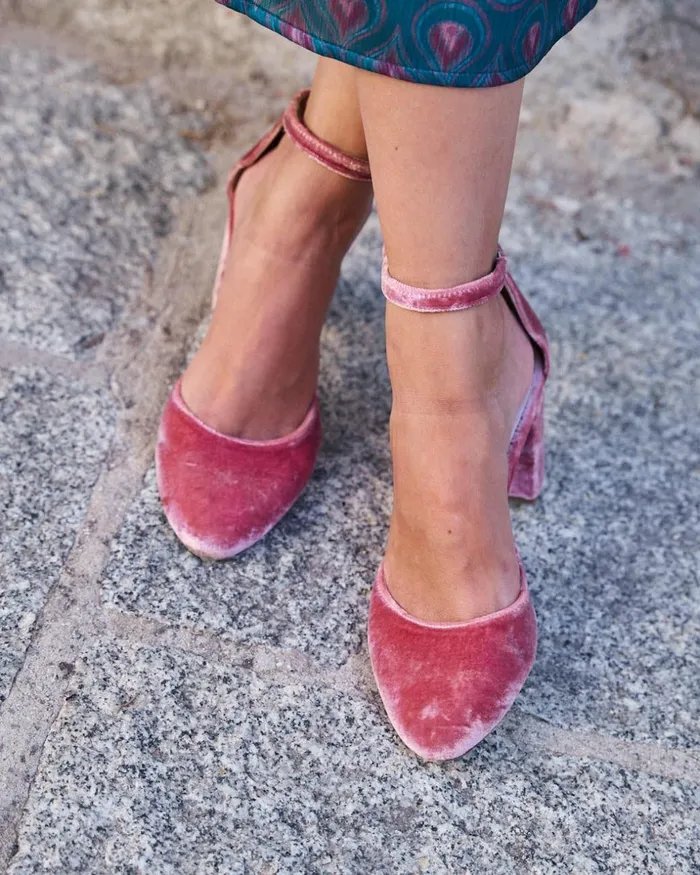 Polin Et Moi Martinela Heel Shoe Rose Women Heels Polin Et Moi Martinela Heel Shoe Rose Women Heels