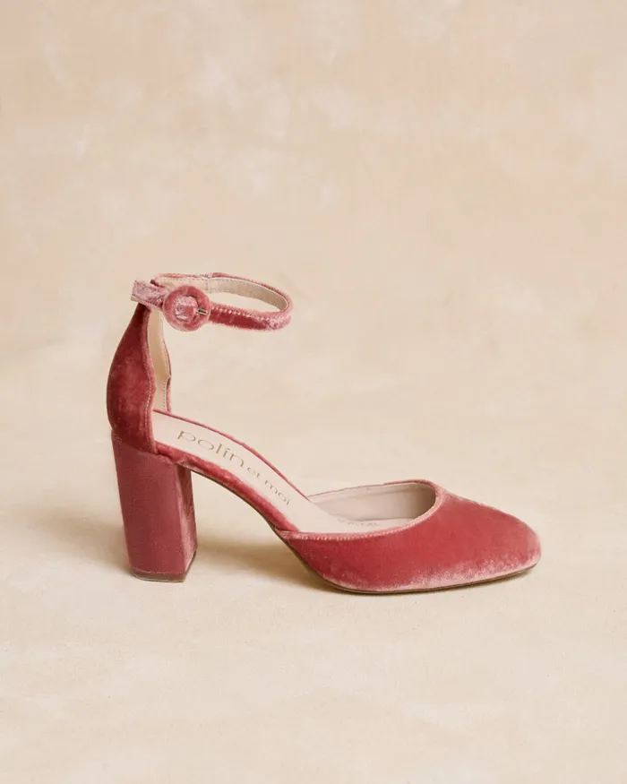 Polin Et Moi Martinela Heel Shoe Rose Women Heels Polin Et Moi Martinela Heel Shoe Rose Women Heels