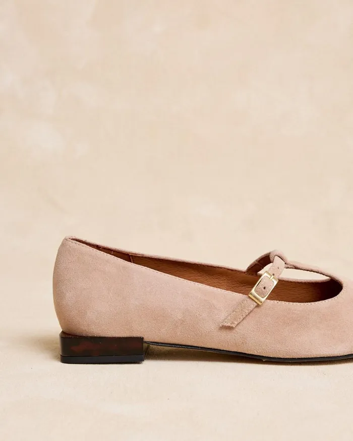 Polin Et Moi Mary Jane Toe Cap Termini Nude Women Flats Polin Et Moi Mary Jane Toe Cap Termini Nude Women Flats