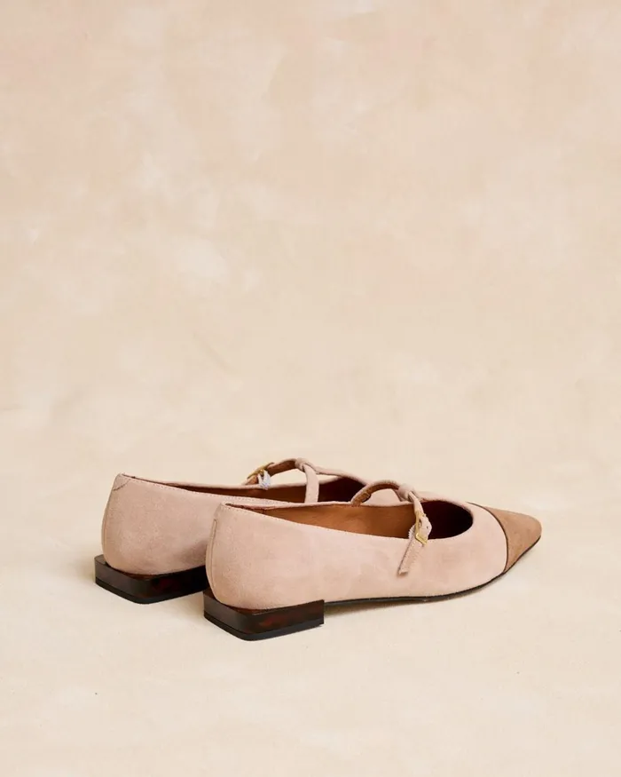 Polin Et Moi Mary Jane Toe Cap Termini Nude Women Flats Polin Et Moi Mary Jane Toe Cap Termini Nude Women Flats