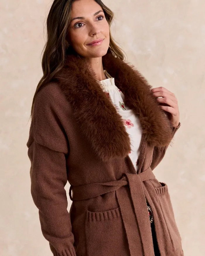 Polin Et Moi Morgan Collar Jacket Brown Women Blazer And Jackets Polin Et Moi Morgan Collar Jacket Brown Women Blazer And Jackets