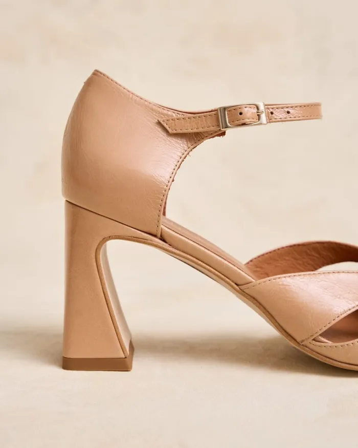 Polin Et Moi Nibe Heel Shoe Nude Women Heels Polin Et Moi Nibe Heel Shoe Nude Women Heels