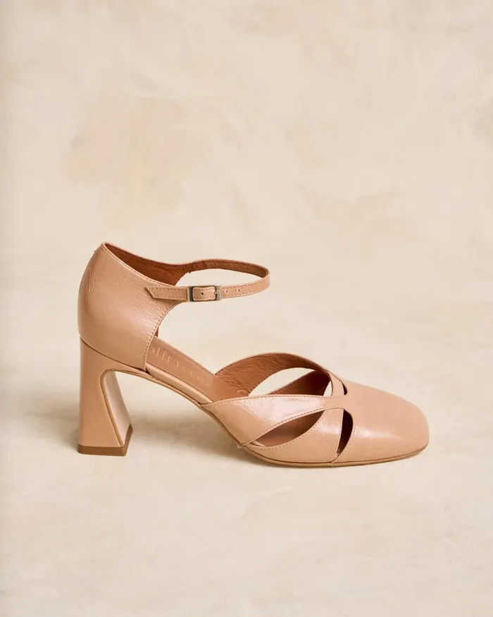 Polin Et Moi Nibe Heel Shoe Nude Women Heels Polin Et Moi Nibe Heel Shoe Nude Women Heels