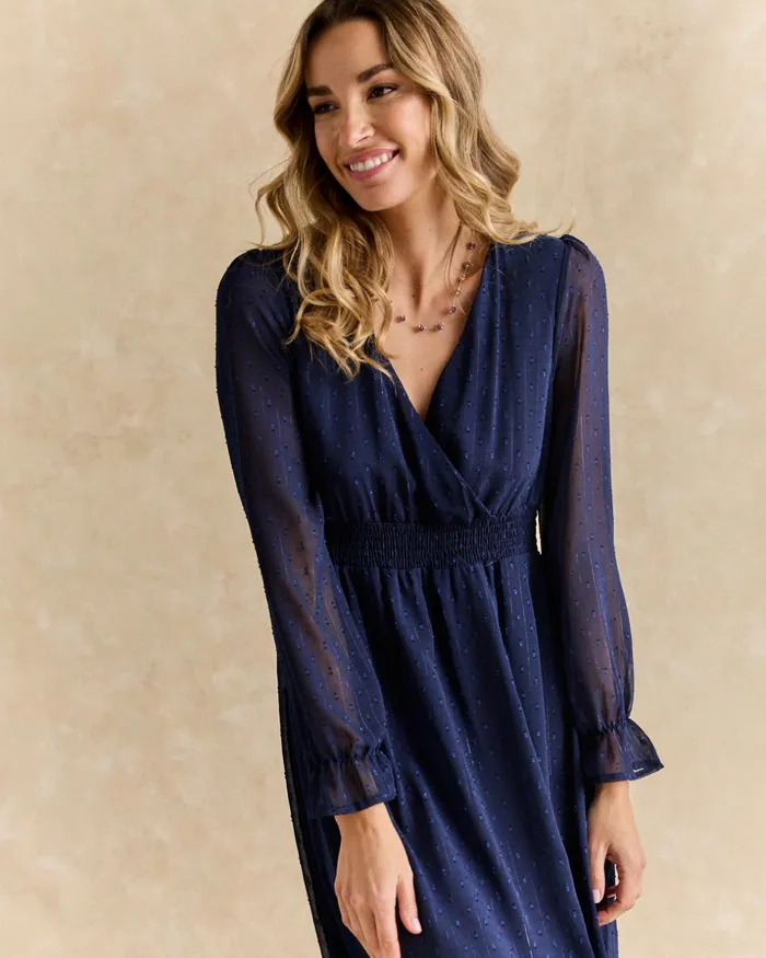 Polin Et Moi Plumeti Cata Dress Marine Women Dresses And Jumpsuits Polin Et Moi Plumeti Cata Dress Marine Women Dresses And Jumpsuits