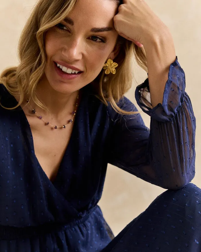 Polin Et Moi Plumeti Cata Dress Marine Women Dresses And Jumpsuits Polin Et Moi Plumeti Cata Dress Marine Women Dresses And Jumpsuits