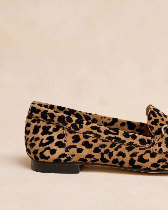 Polin Et Moi Printed Detail Loafer Leather Women Moccasins Polin Et Moi Printed Detail Loafer Leather Women Moccasins