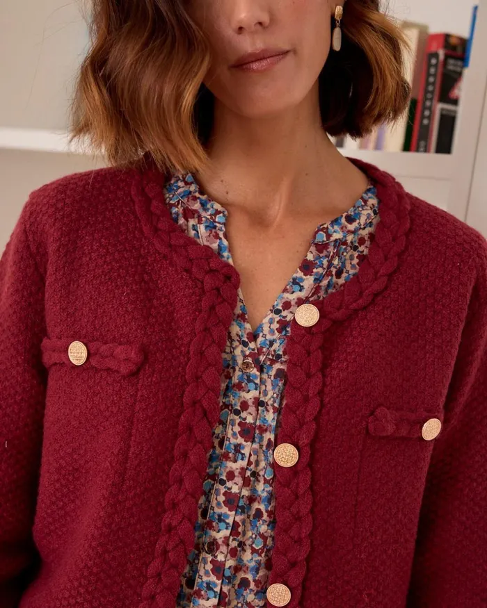 Polin Et Moi Rebeca Corta Eloise Cherry Women Cardigans And Sweaters Polin Et Moi Rebeca Corta Eloise Cherry Women Cardigans And Sweaters