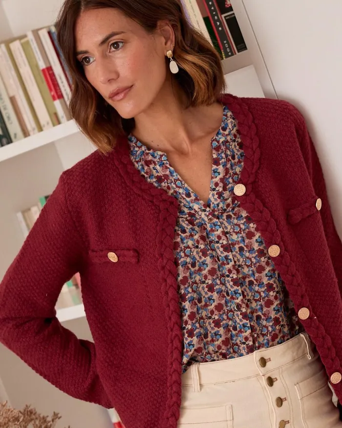 Polin Et Moi Rebeca Corta Eloise Cherry Women Cardigans And Sweaters Polin Et Moi Rebeca Corta Eloise Cherry Women Cardigans And Sweaters