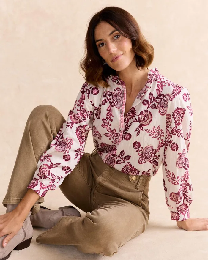 Polin Et Moi Roci Print Shirt Raw Women Blouses And Shirts Polin Et Moi Roci Print Shirt Raw Women Blouses And Shirts