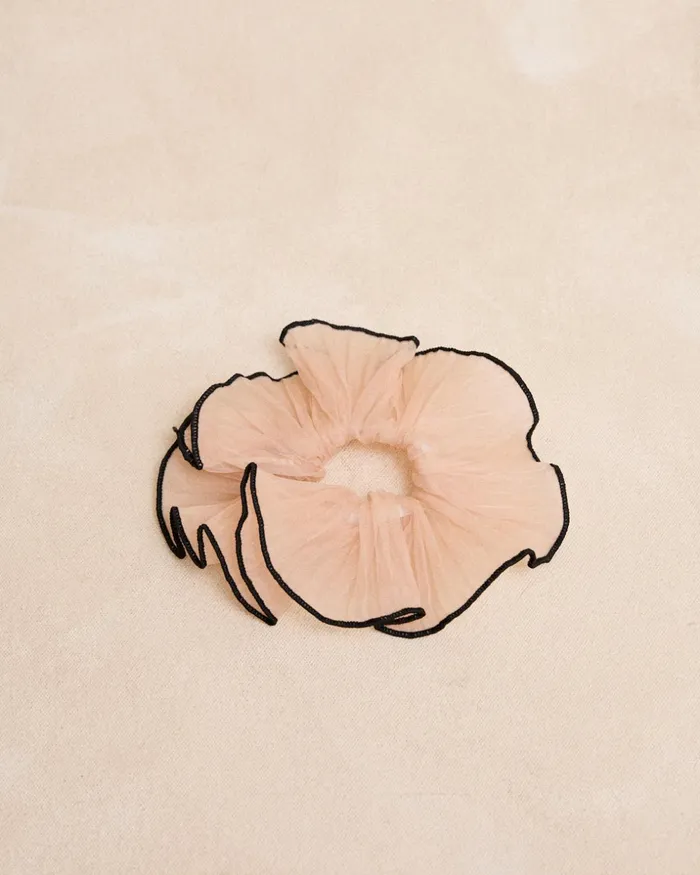 Polin Et Moi Scrunchie Plain Marisa Beige Women Hair Accessories